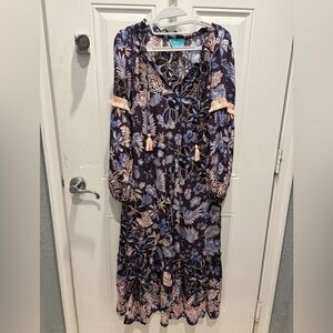 taj by sabrina crippa silk dress